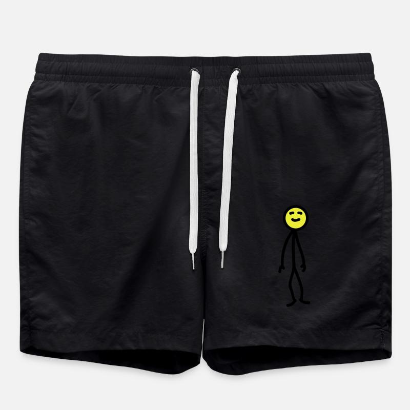happy_man - Badeshorts - Schwarz