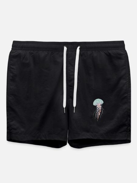 Illustration de méduse pastel - Short de bain - noir