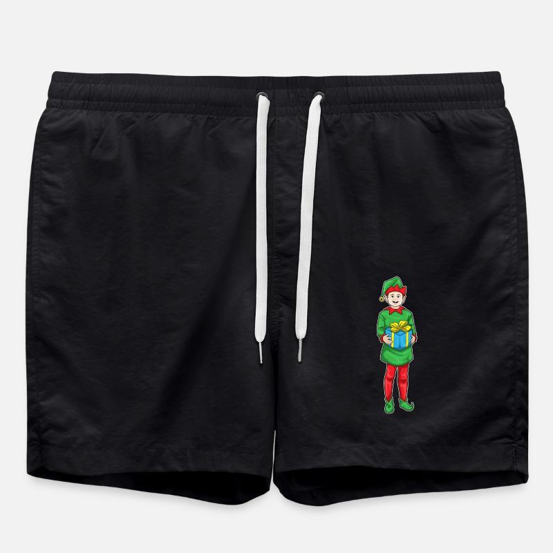 Elven Christmas Package - Swim Trunks - black
