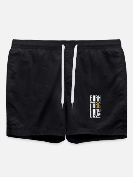 Nés pour être unique - Short de bain - noir