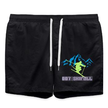 Ski 007 - Short de bain - noir - Devant - AI Model Male 185 light (185cm)