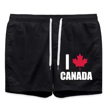 Canada - Short de bain - noir - Devant - AI Model Male 185 light (185cm)