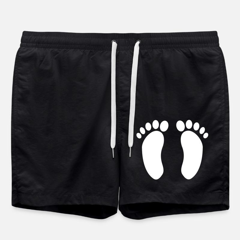pieds - Short de bain - noir