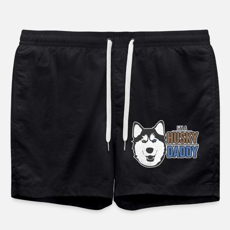 husky - Swim Trunks - black
