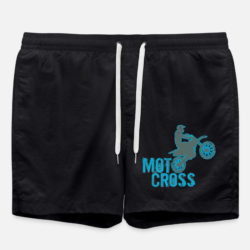 Motocross - Short de bain - noir