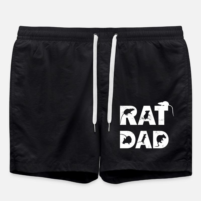 Rat rats - Short de bain - noir
