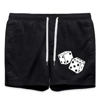 Kniffel - Swim Trunks - black - Front - AI Model Male 185 light (185cm)