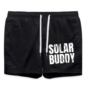 Solar Buddy - Badeshorts - Schwarz - Vorne - AI Model Male 185 light (185cm)