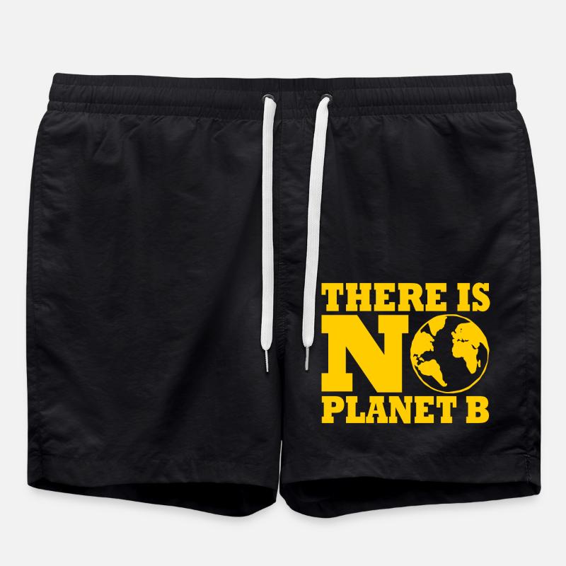 There is no planet B - Short de bain - noir