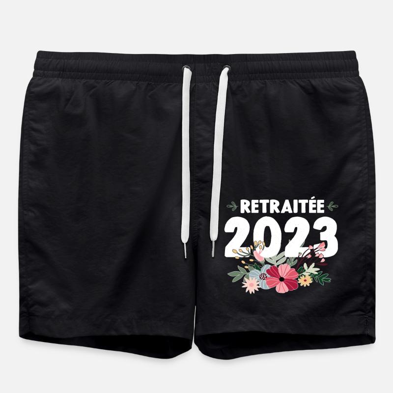 Retraitée 2023 - Short de bain - noir