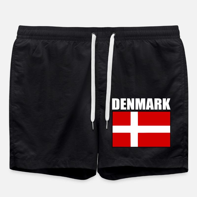 Dänemark - Badeshorts - Schwarz