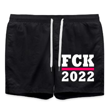 Fck 2022 - Swim Trunks - black - Front - AI Model Male 185 light (185cm)
