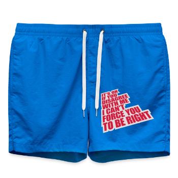 you disagree with me - Swim Trunks - cobalt blue - Front