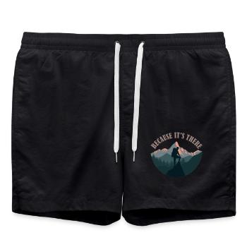Parce que c’est là, Randonneur Parce que c’est là, Randonneur - Short de bain - noir - Devant - AI Model Male 185 light (185cm)