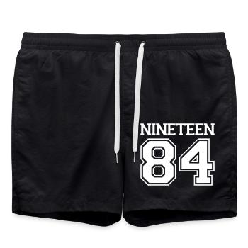1984 - Short de bain - noir - Devant - AI Model Male 185 light (185cm)