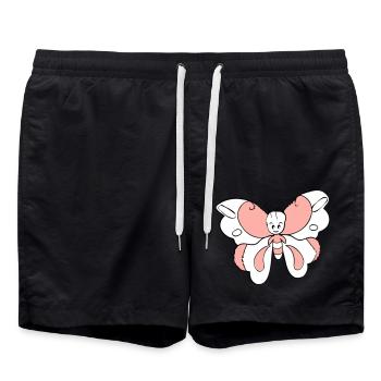 Papillon coloré > Graphique vectoriel - Short de bain - noir - Devant - AI Model Male 185 light (185cm)