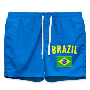 Brazil Flag - Swim Trunks - cobalt blue - Front