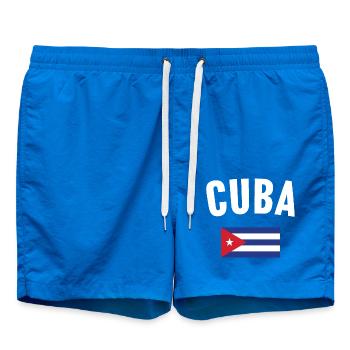 Kuba Flagge - Badeshorts - Cobalt blue - Vorne