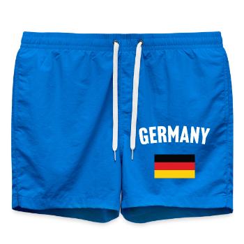 Germany Flag - Swim Trunks - cobalt blue - Front