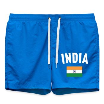 Indien Flagge - Badeshorts - Cobalt blue - Vorne