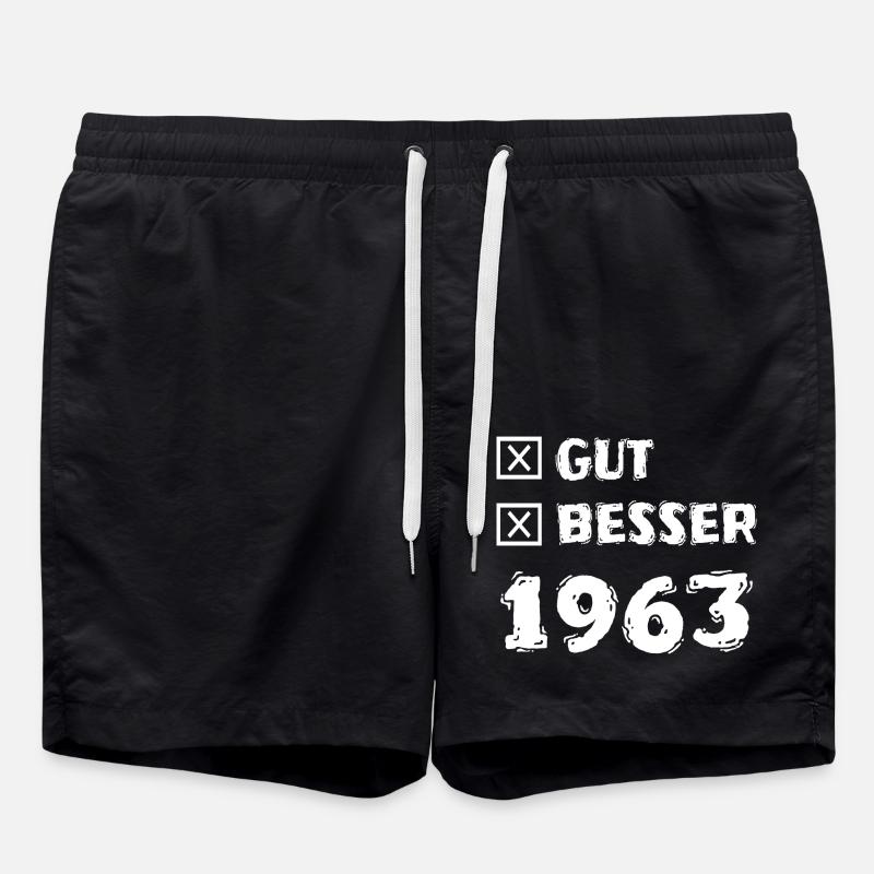 Gut 1963 - Badeshorts - Schwarz