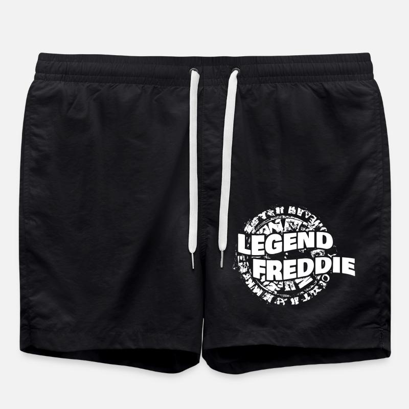 Mann Freddie - Badeshorts - Schwarz