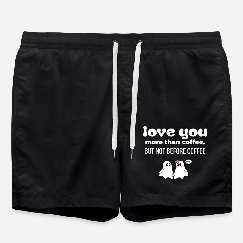 T-shirts with Funny Phrases - Fantasmitas - Swim Trunks - black