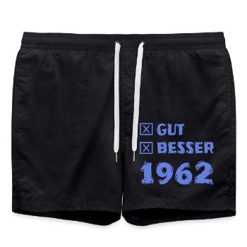 Besser 1962 - Swim Trunks - black - Front - AI Model Male 185 light (185cm)