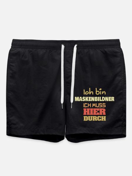 Make-up artist - Swim Trunks - black