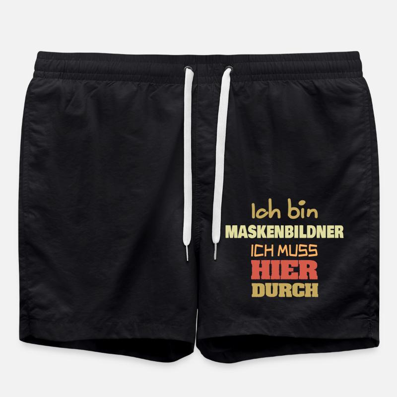 Maquilleuse - Short de bain - noir