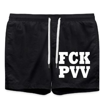 pvv - Short de bain - noir - Devant - AI Model Male 185 light (185cm)