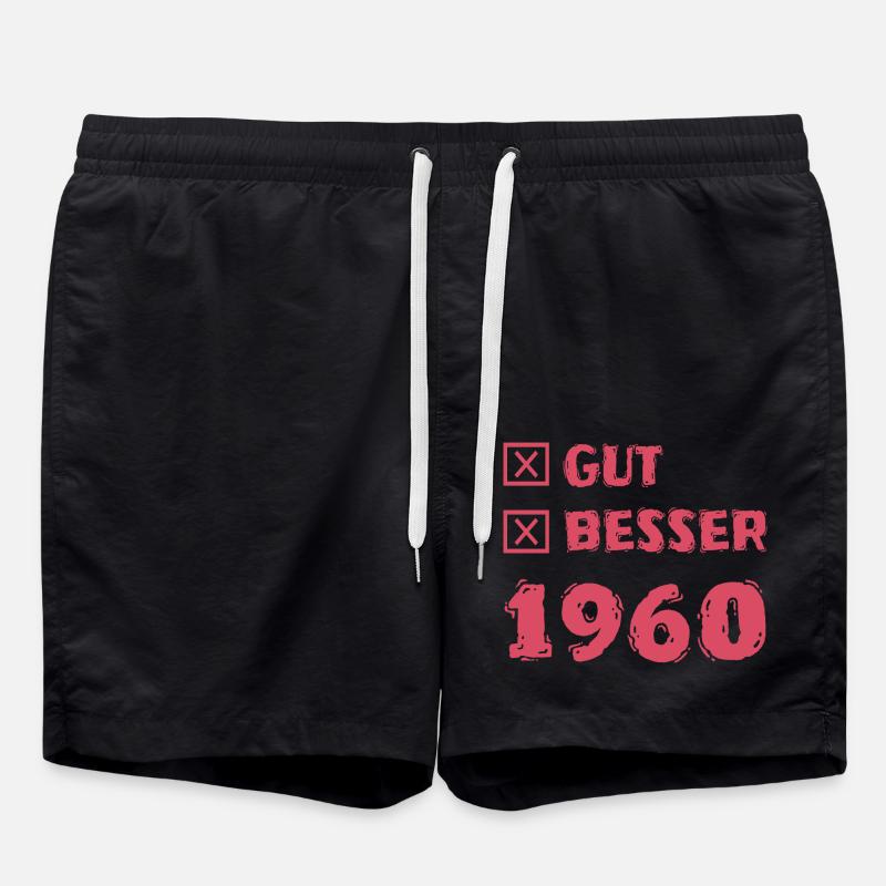 1960 - Swim Trunks - black