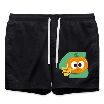 my sweet little pumpkin - Badeshorts - Schwarz - Vorne - AI Model Male 185 light (185cm)