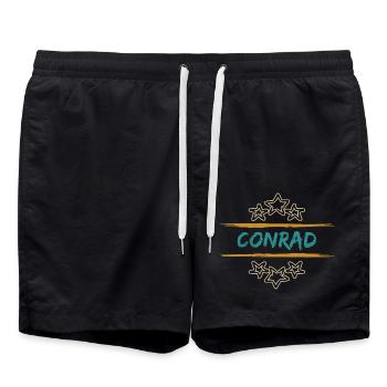 Conrad Conrad - Swim Trunks - black - Front - AI Model Male 185 light (185cm)