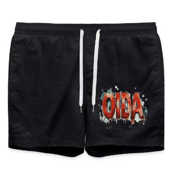 OIDA - Dude! - Swim Trunks - black - Front - AI Model Male 185 light (185cm)