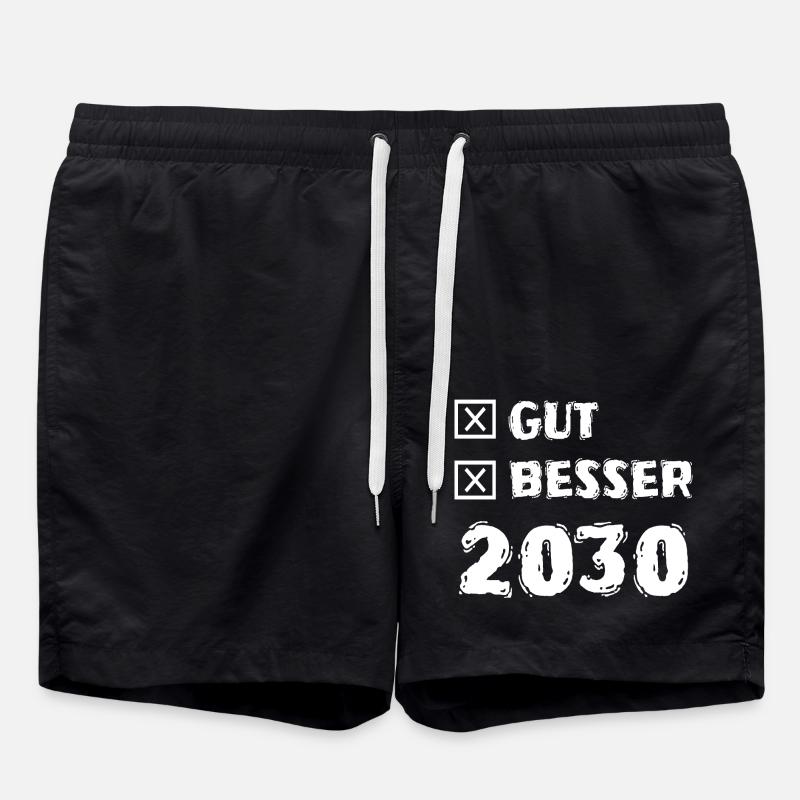 Gut 2030 - Badeshorts - Schwarz