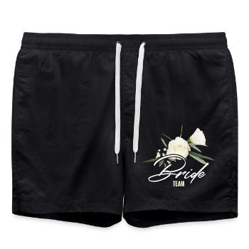 Équipe Bride - Short de bain - noir - Devant - AI Model Male 185 light (185cm)