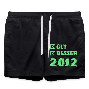 Better 2012 - Swim Trunks - black - Front - AI Model Male 185 light (185cm)