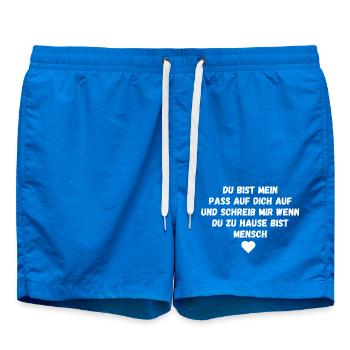 L’amour véritable Mon chéri Personne préférée Aime-toi - Short de bain - cobalt blue - Devant