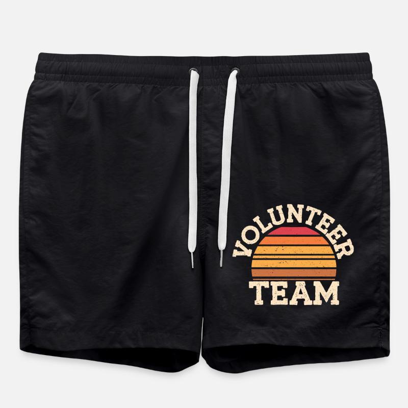 Volunteer Team 18 - Badeshorts - Schwarz