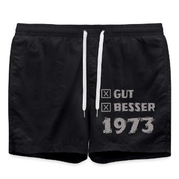 1973 - Swim Trunks - black - Front - AI Model Male 185 light (185cm)