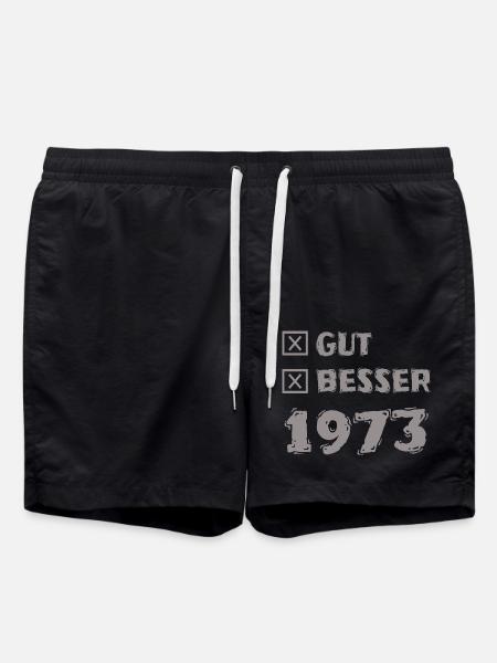 1973 - Short de bain - noir