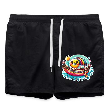 Spreekahn - Short de bain - noir - Devant - AI Model Male 185 light (185cm)