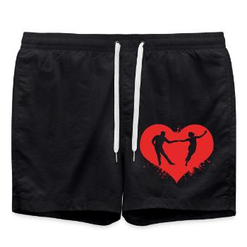 Swing Swing Music - Swim Trunks - black - Front - AI Model Male 185 light (185cm)