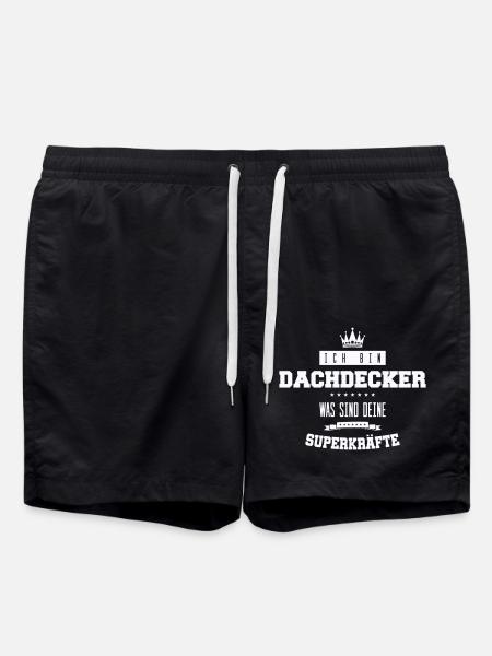 Roofer Saying - Swim Trunks - black