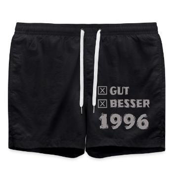 Besser 1996 - Swim Trunks - black - Front - AI Model Male 185 light (185cm)