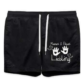 Le préféré de maman et papa - Short de bain - noir - Devant - AI Model Male 185 light (185cm)
