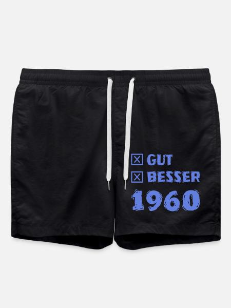 Gut 1960 - Badeshorts - Schwarz