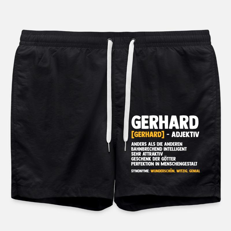 Gerhard - Badeshorts - Schwarz