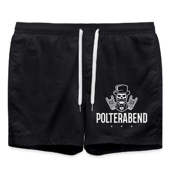 Marié enterrement de vie de garçon - Short de bain - noir - Devant - AI Model Male 185 light (185cm)